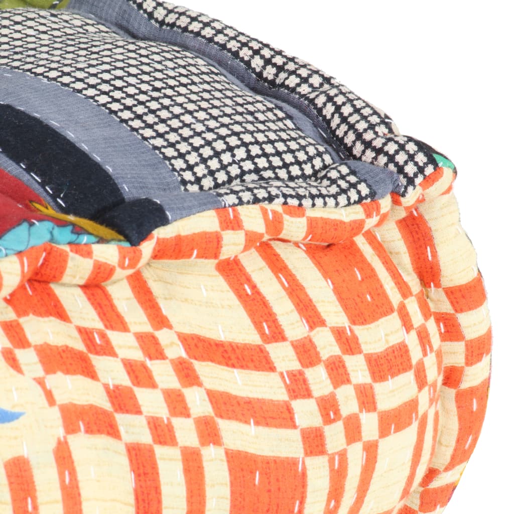 Pouf Modulare in Tessuto Patchwork - homemem39