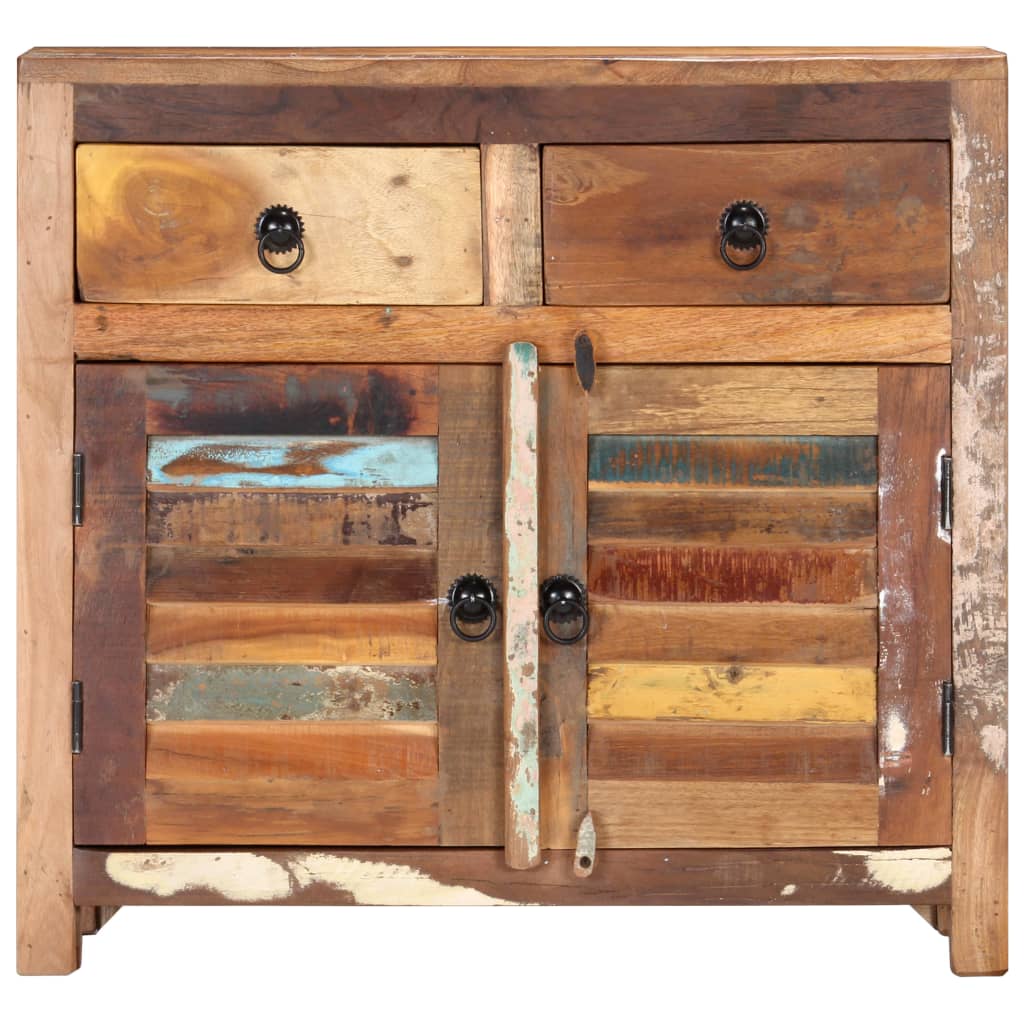 Credenza 70x30x68 cm in Legno Massello di Recupero - homemem39