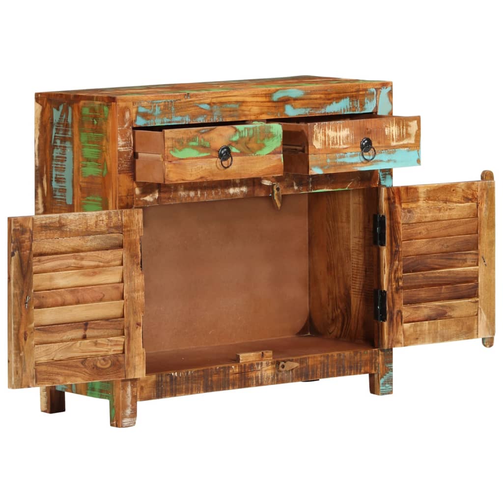 Credenza 70x30x68 cm in Legno Massello di Recupero - homemem39