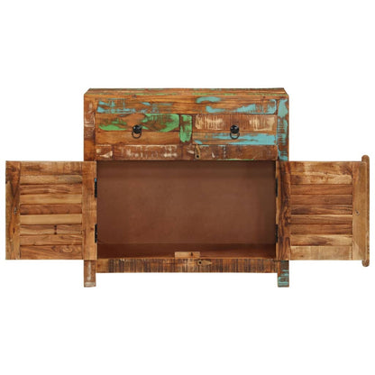 Credenza 70x30x68 cm in Legno Massello di Recupero - homemem39