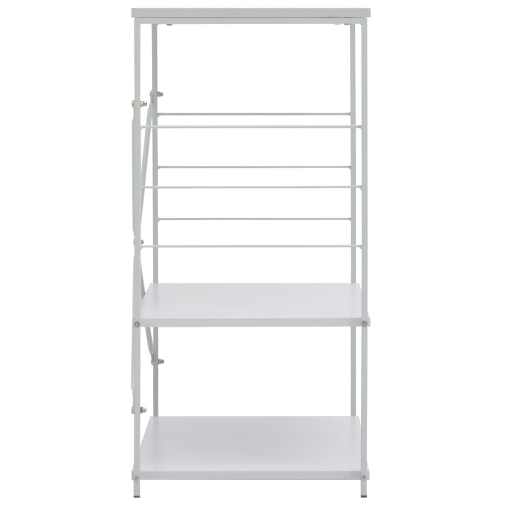 Mobile per Microonde Bianco 60x39,6x79,5 cm Legno Multistrato - homemem39