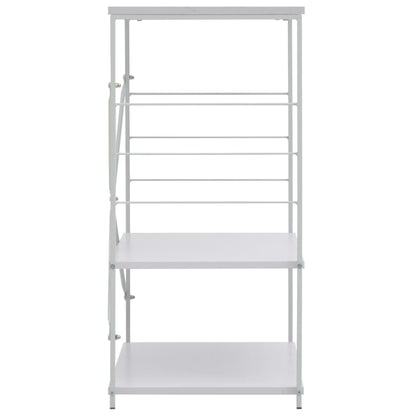 Mobile per Microonde Bianco 60x39,6x79,5 cm Legno Multistrato - homemem39