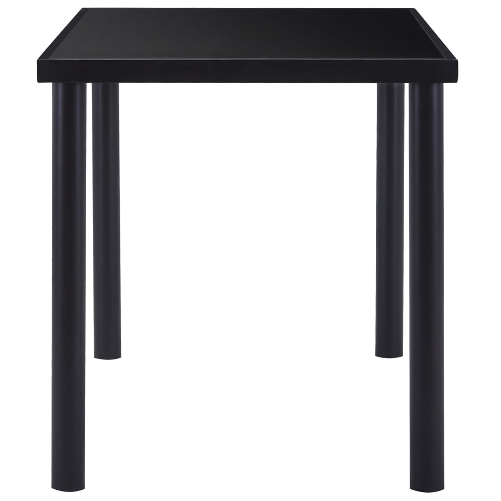 Set Sala da Pranzo 7 pz in Similpelle Nero - homemem39