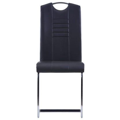 Set Sala da Pranzo 7 pz in Similpelle Nero - homemem39