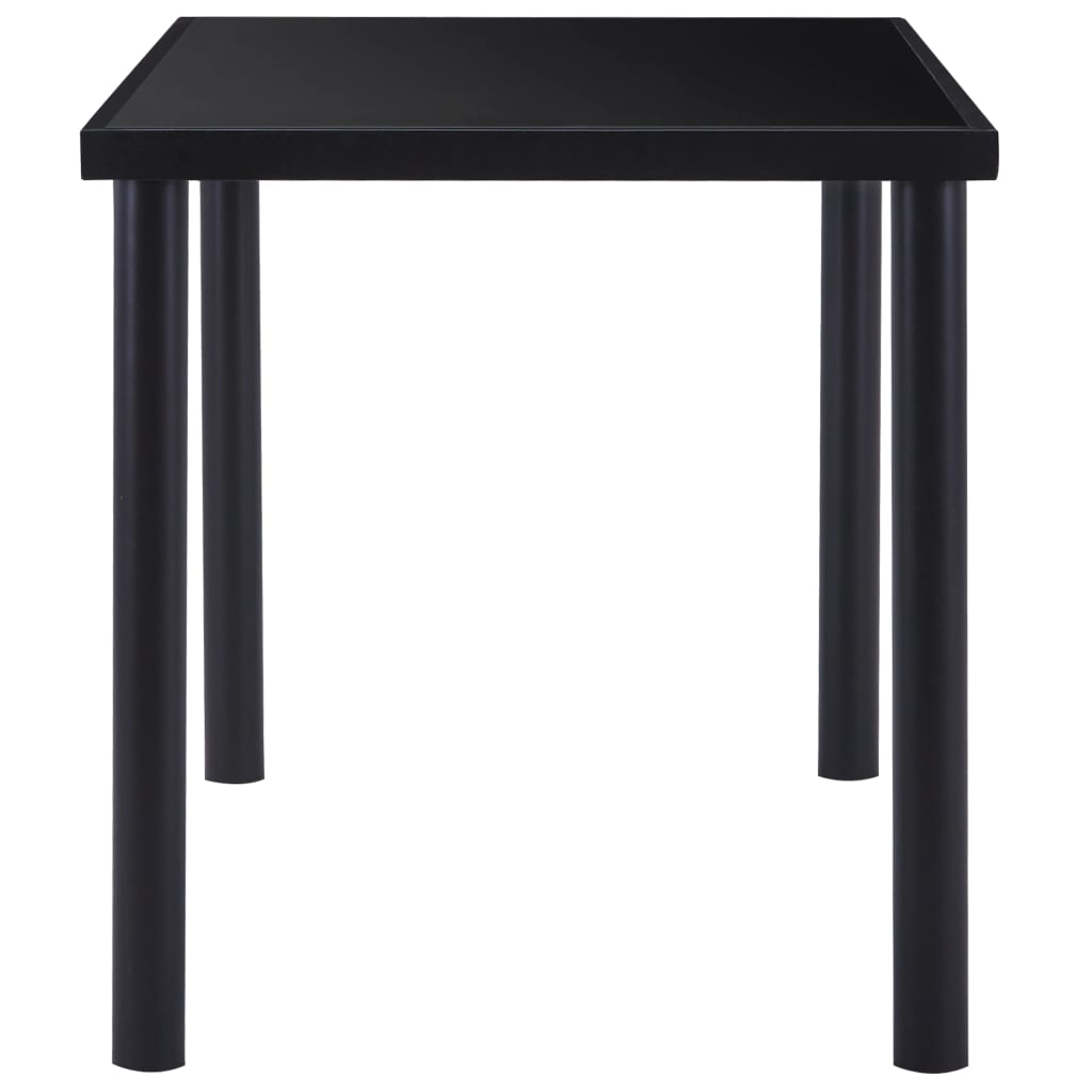 Set Sala da Pranzo 5 pz in Similpelle Nero - homemem39