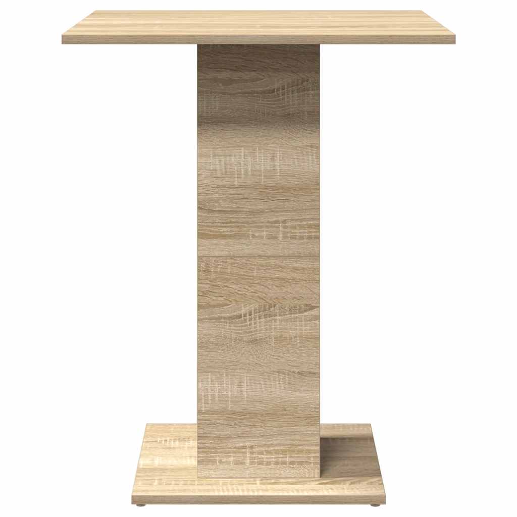 Tavolo da Bistrot Rovere Sonoma 60x60x75 cm Legno Multistrato - homemem39