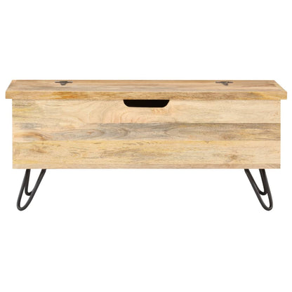 Baule 90x40x45 cm in Legno Massello di Mango