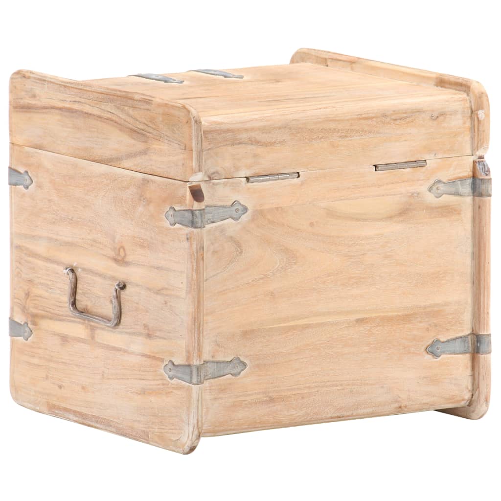 Baule 40x40x40 cm in Legno Massello di Acacia - homemem39