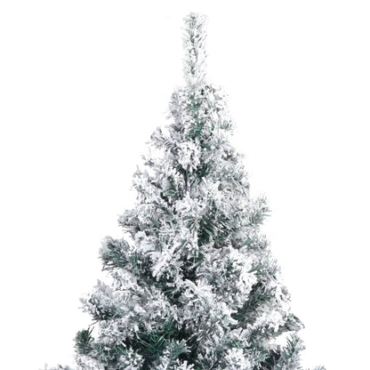 Albero di Natale Artificiale con Neve Fioccata Verde 240 cm PVC - homemem39