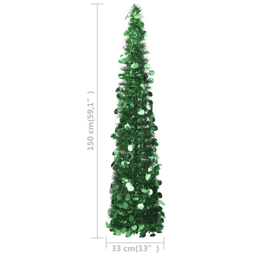 Albero di Natale Artificiale Apribile verde 150 cm PET - homemem39