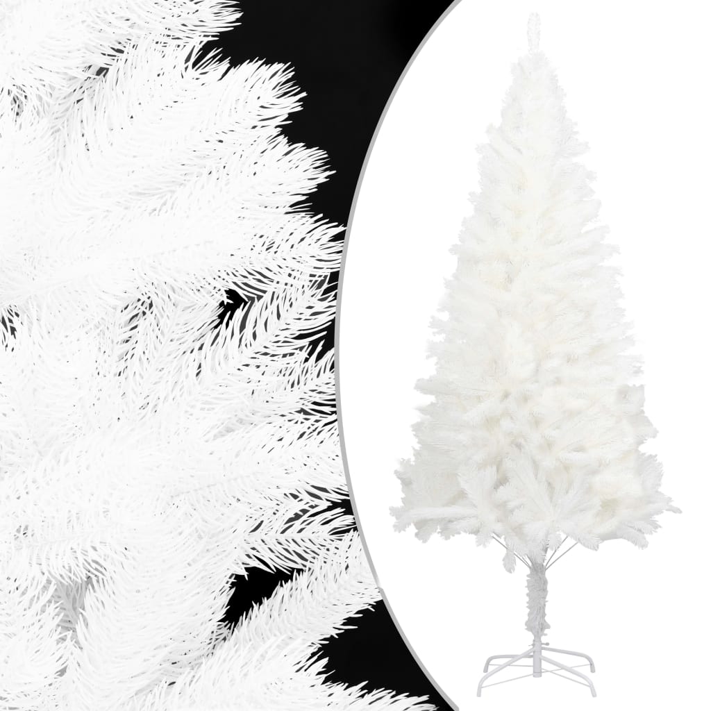 Albero di Natale Artificiale con Aghi Realistici Bianco 210 cm - homemem39