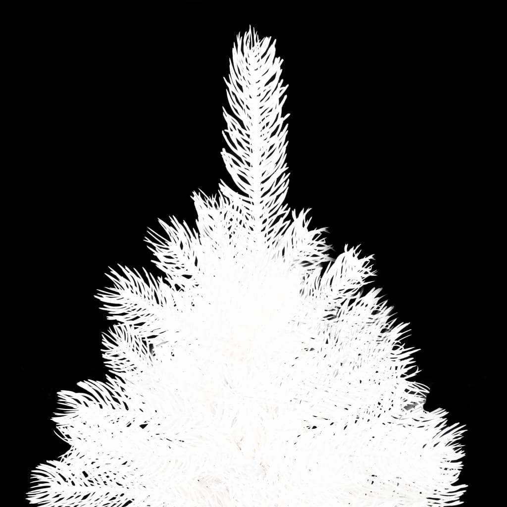 Albero di Natale Artificiale con Aghi Realistici Bianco 210 cm - homemem39