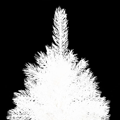 Albero di Natale Artificiale con Aghi Realistici Bianco 210 cm