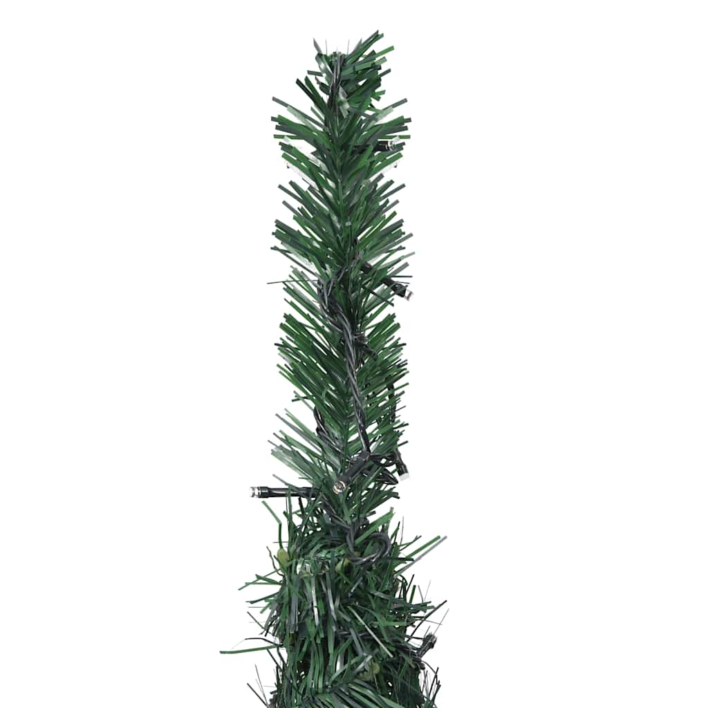 Albero di Natale Artificiale Apribile Preilluminato Verde 180cm - homemem39