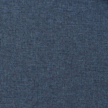 Tenda Oscurante Effetto Lino con Occhielli Blue 290x245cm - homemem39