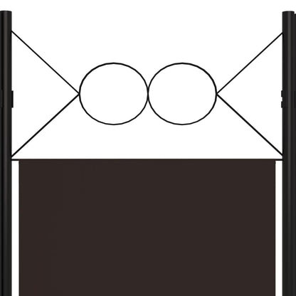 Paravento a 4 Pannelli Marrone 160x180 cm - homemem39