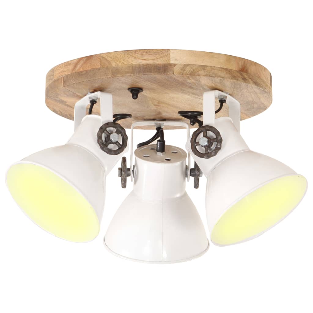 Lampada a Sospensione Industriale 25 W Bianca 42x27cm E27 - homemem39