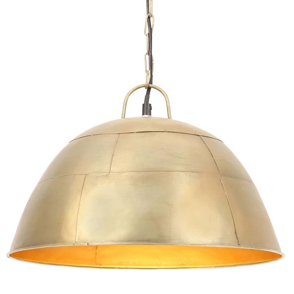 Lampada Industriale Vintage 25 W Ottone Rotonda 41 cm E27