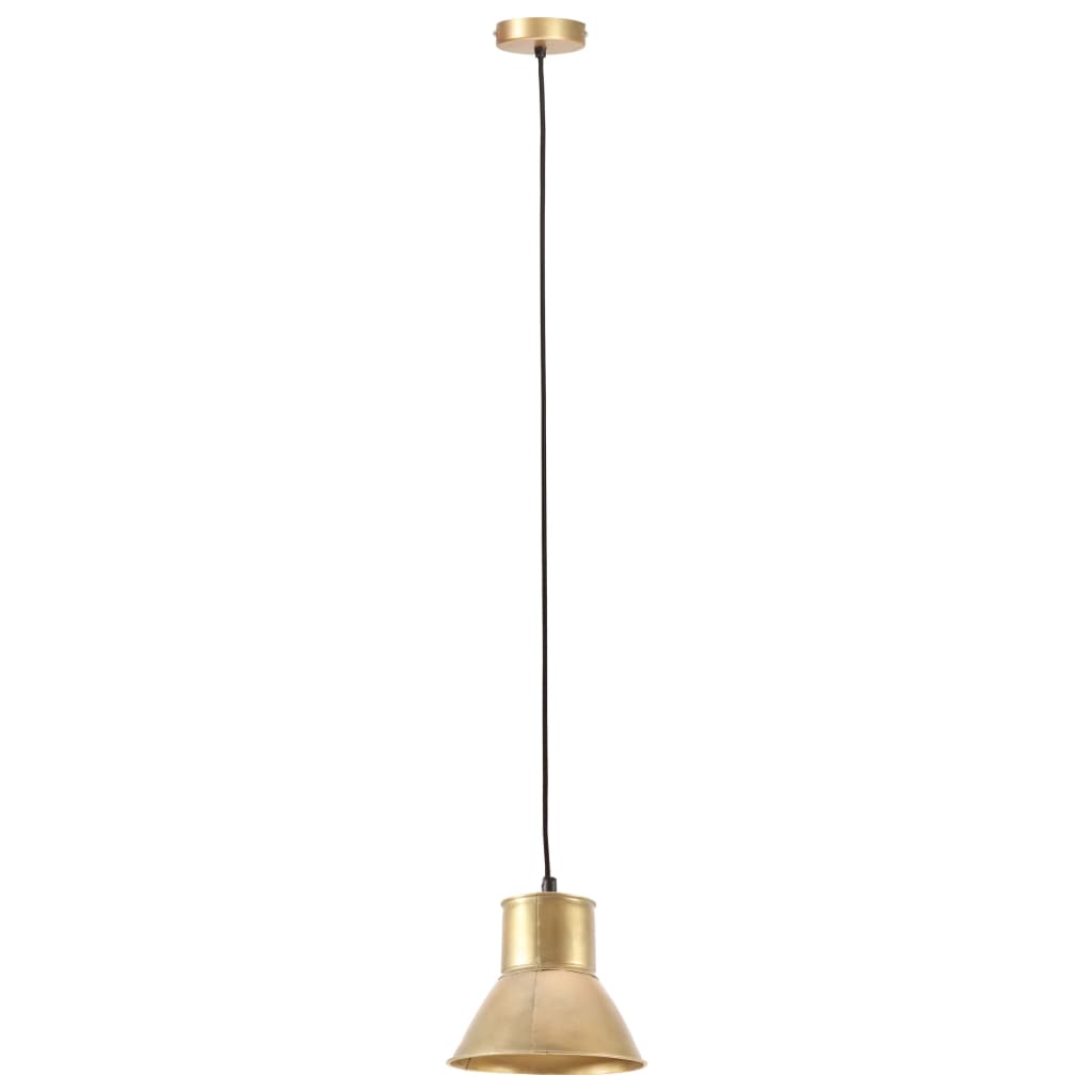 Lampada a Sospensione 25 W Ottone Rotonda 17 cm E27 - homemem39