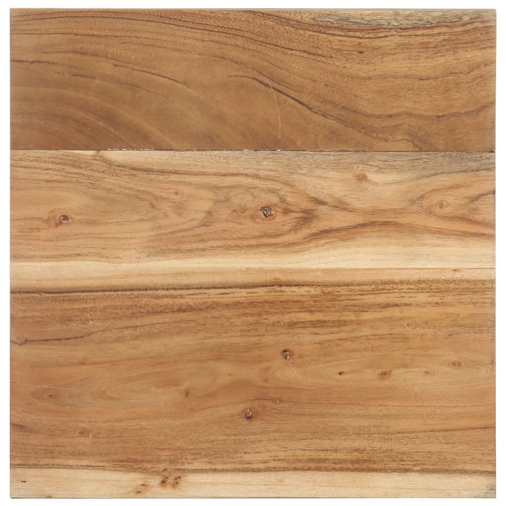 Tavolino Laterale 40x40x35 cm in Legno Massello di Acacia - homemem39