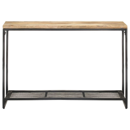 Tavolo Consolle 110x35x75 cm in Legno Massello di Mango