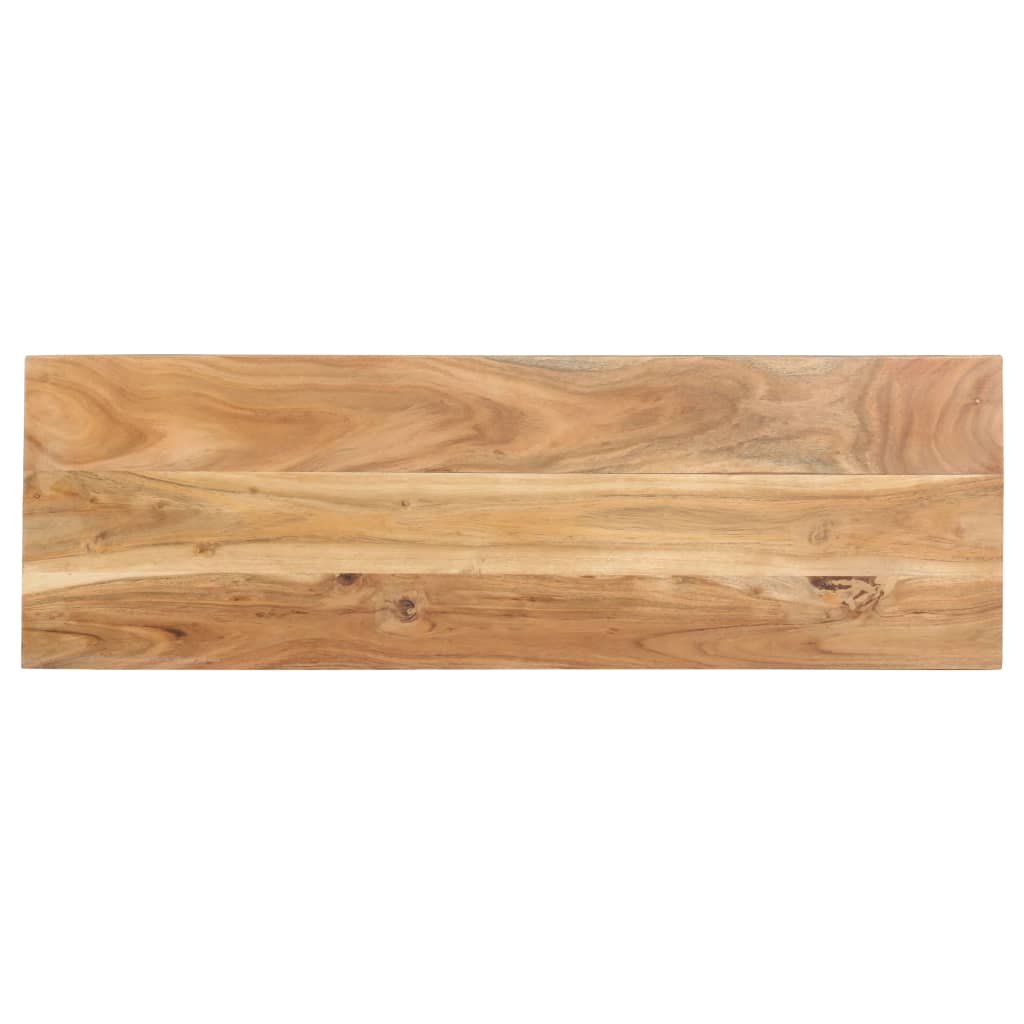 Tavolo Consolle 110x35x75 cm in Legno Massello di Acacia - homemem39