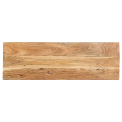 Tavolo Consolle 110x35x75 cm in Legno Massello di Acacia - homemem39