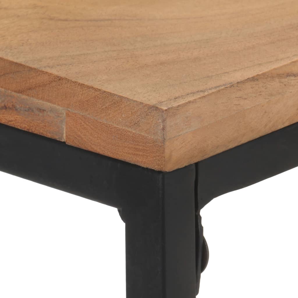 Tavolo Consolle 110x35x75 cm in Legno Massello di Acacia - homemem39