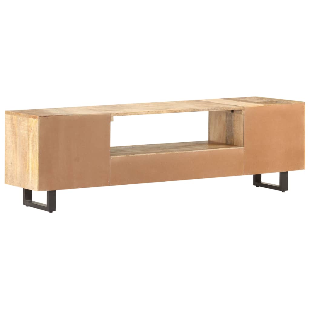 Mobile Porta TV 160x30x45 cm in Legno Massello di Mango - homemem39