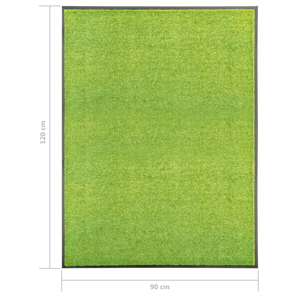 Zerbino Lavabile Verde 90x120 cm - homemem39