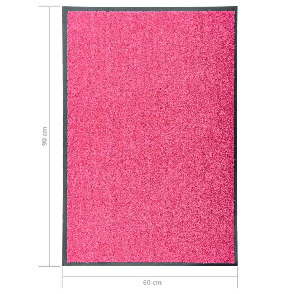 Zerbino Lavabile Rosa 60x90 cm - homemem39