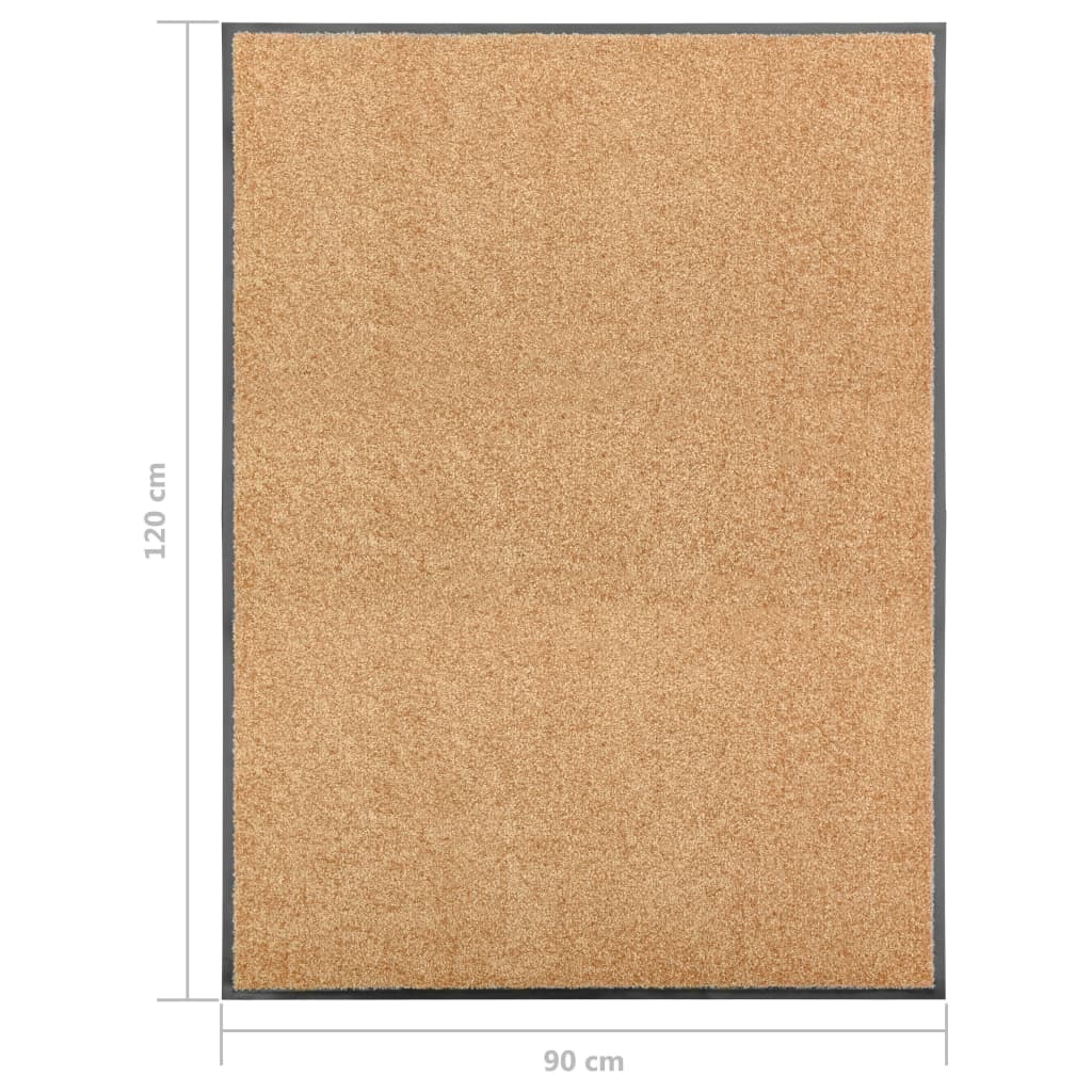 Zerbino Lavabile Crema 90x120 cm - homemem39