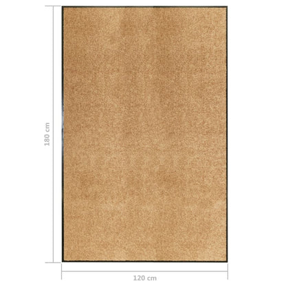 Zerbino Lavabile Crema 120x180 cm - homemem39