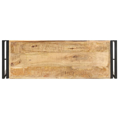 Tavolo Consolle 90x30x75 cm in Legno di Mango Grezzo - homemem39