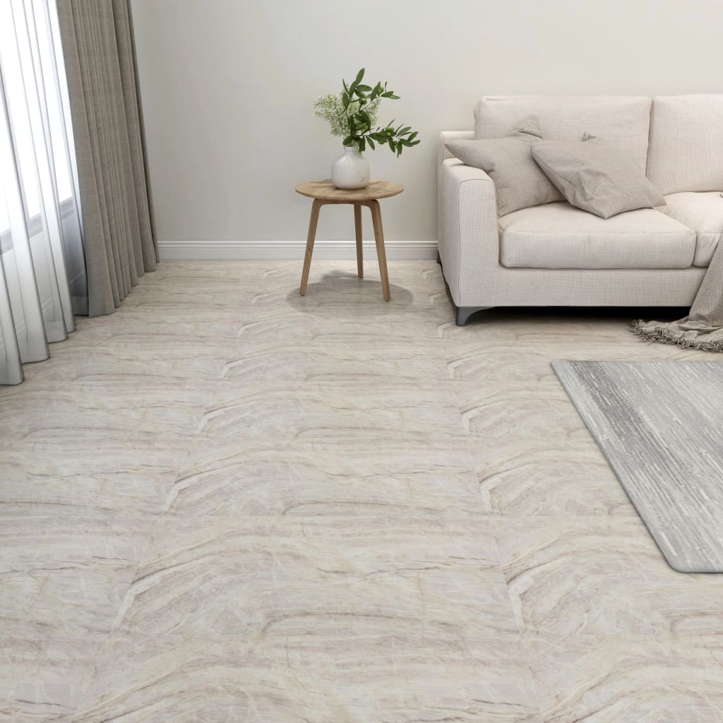 Listoni per Pavimenti Autoadesivi 55 pz in PVC 5,11 m² Beige