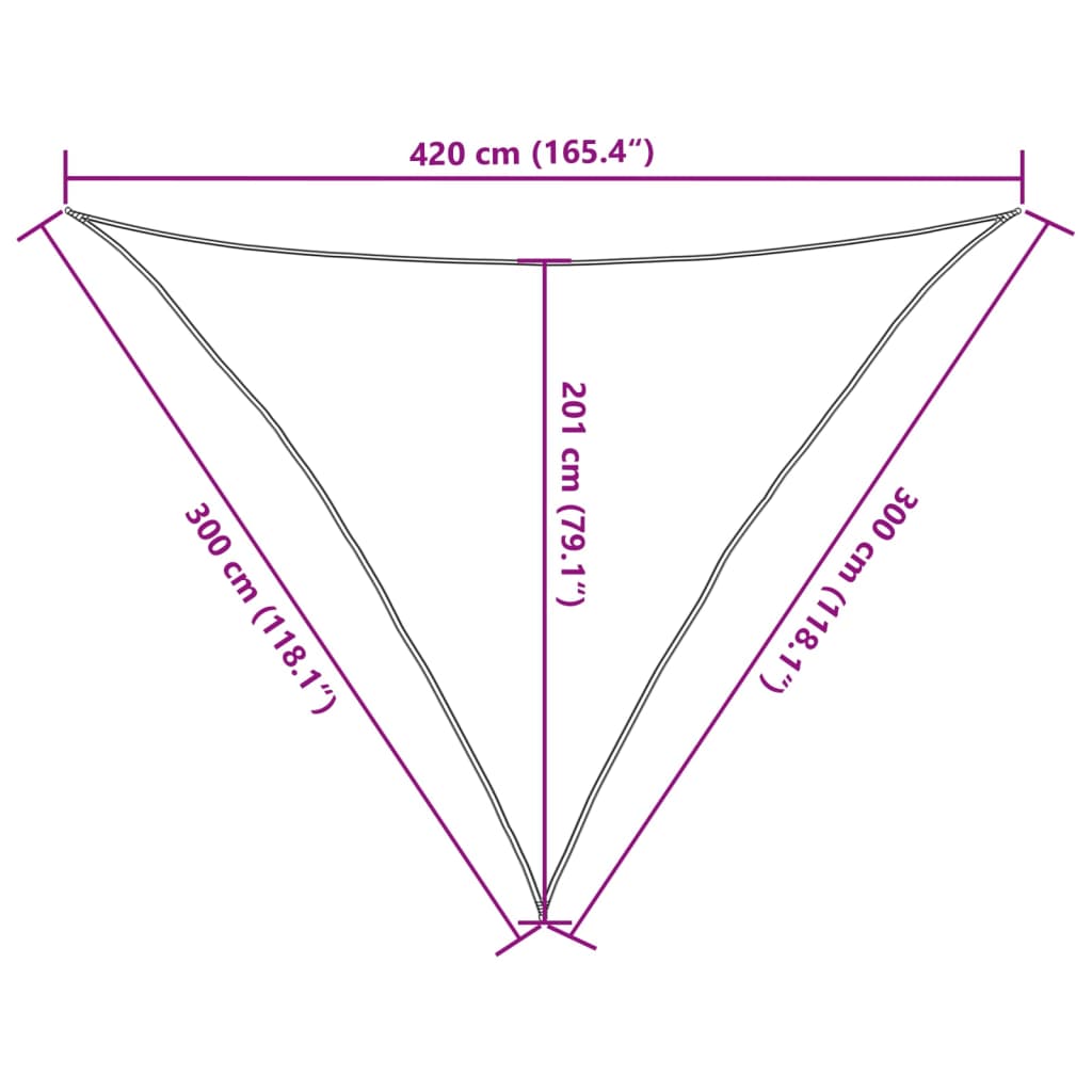 Vela Parasole 160 g/m² Antracite 3x3x4,2 m in HDPE - homemem39