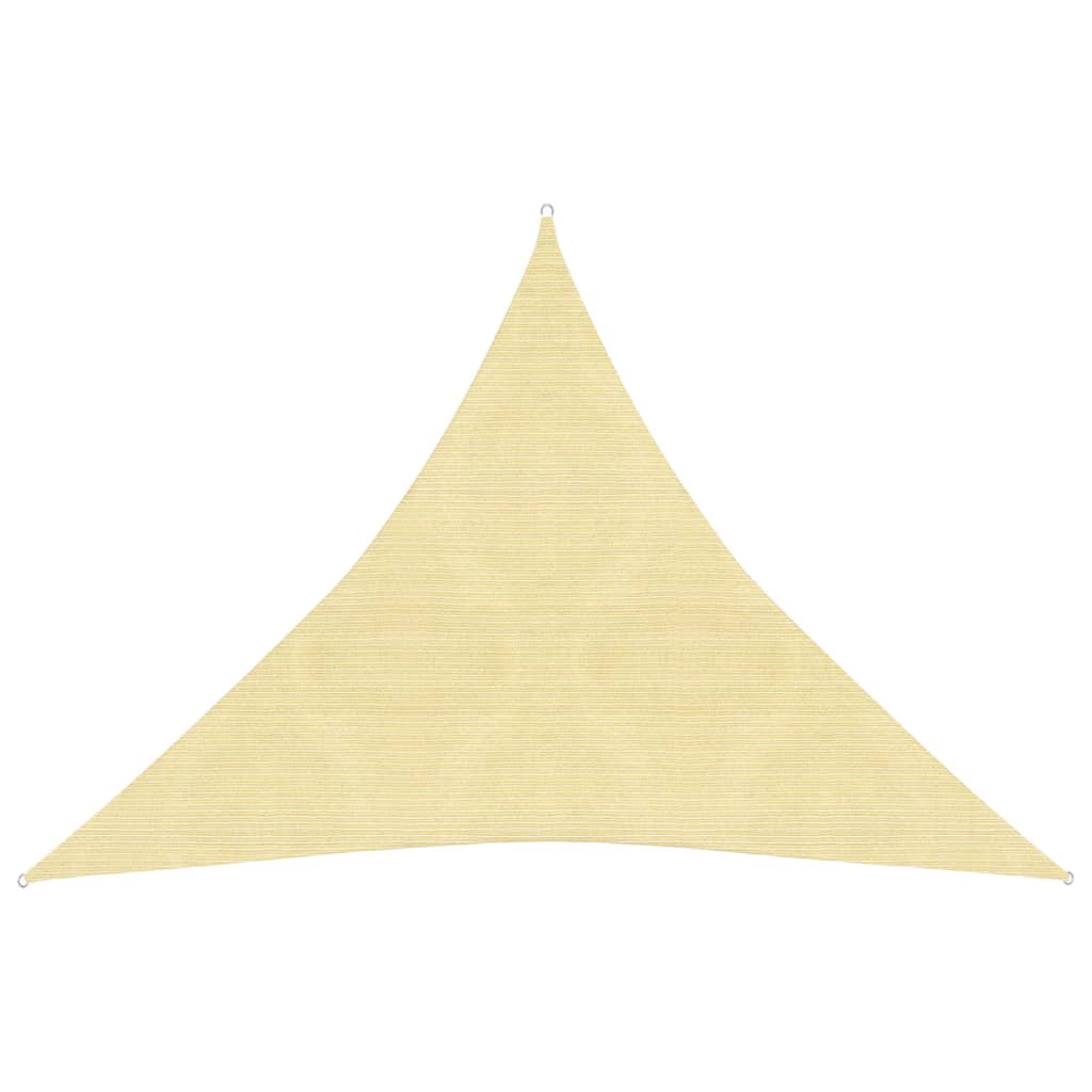 Vela Parasole 160 g/m² Beige 4x4x4 m in HDPE - homemem39