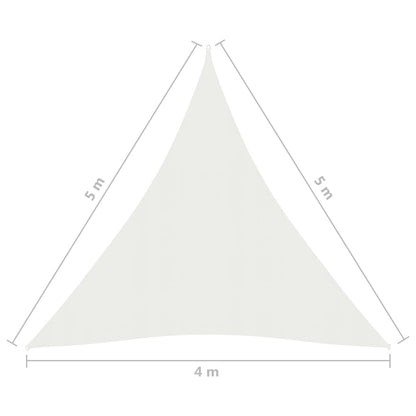 Vela Parasole 160 g/m² Bianca 4x5x5 m in HDPE - homemem39