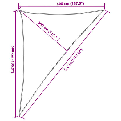 Vela Parasole 160 g/m² Verde Chiaro 4x5x6,8 m in HDPE - homemem39