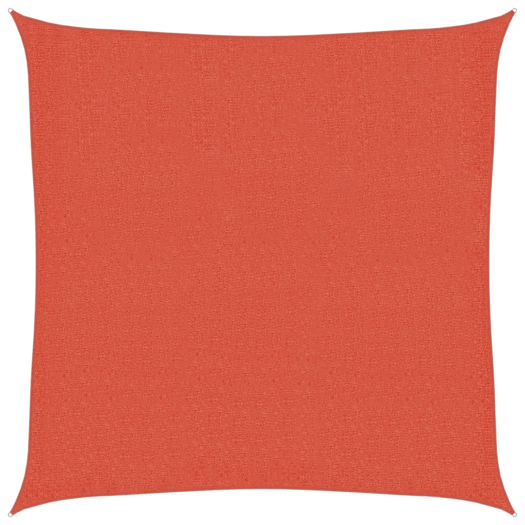 Vela Parasole 160 g/m² Quadrata Terracotta 3,6x3,6 m in HDPE