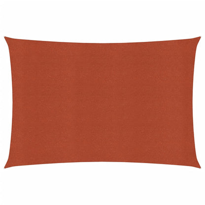 Vela Parasole 160 g/m² Rettangolare Terracotta 3,5x4,5 m HDPE - homemem39