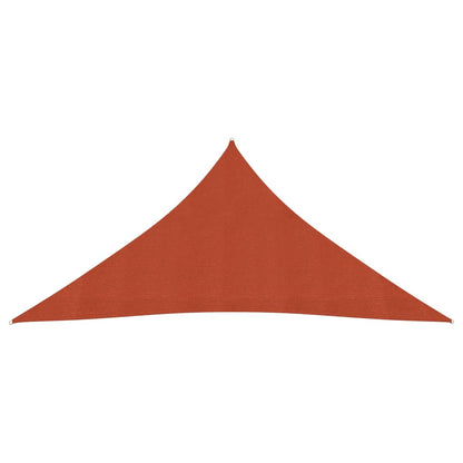 Vela Parasole 160 g/m² Terracotta 4x4x4 m in HDPE - homemem39