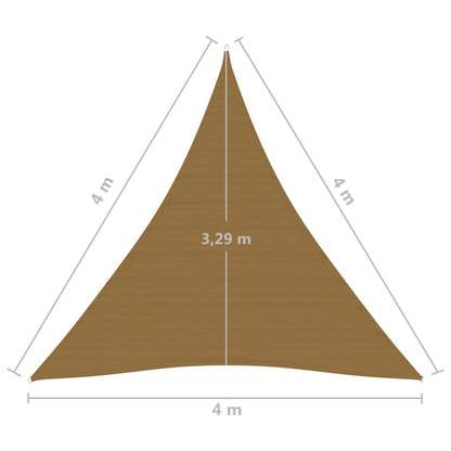 Vela Parasole 160 g/m² Talpa 4x4x4 m in HDPE - homemem39