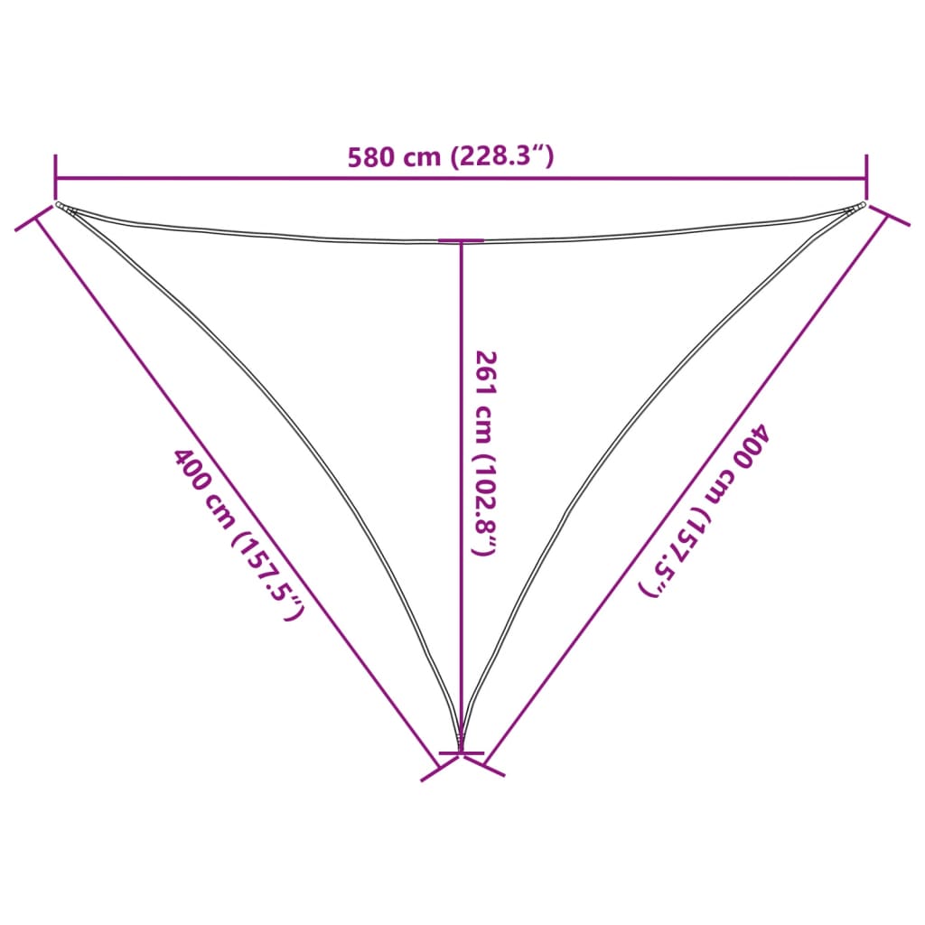 Vela Parasole 160 g/m² Grigio Talpa 4x4x5,8 m in HDPE