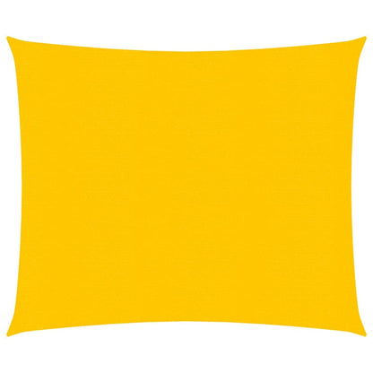 Vela Parasole 160 g/m² Quadrata Giallo 4x4 m in HDPE - homemem39