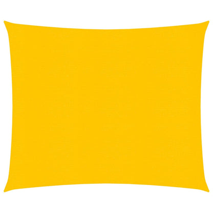 Vela Parasole 160 g/m² Quadrata Giallo 5x5 m in HDPE - homemem39