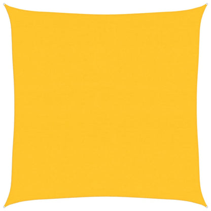 Vela Parasole 160 g/m² Quadrata Giallo 6x6 m in HDPE