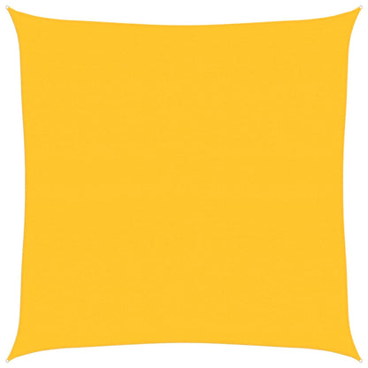 Vela Parasole 160 g/m² Quadrata Giallo 7x7 m in HDPE - homemem39