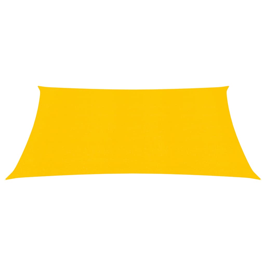 Vela Parasole 160 g/m² Rettangolare Giallo 2x2,5 m in HDPE - homemem39