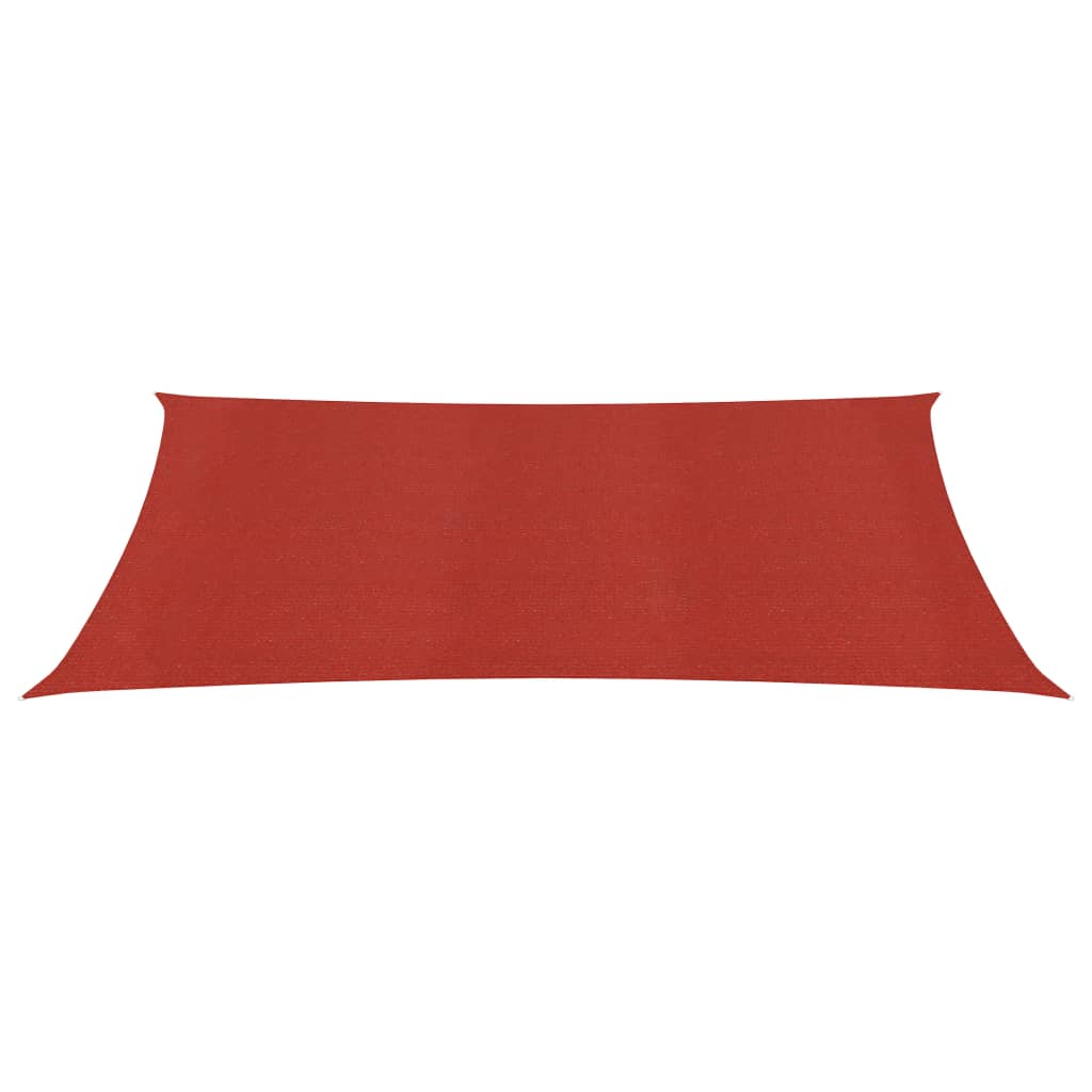 Vela Parasole 160 g/m² Rossa 3,5x5 m in HDPE - homemem39